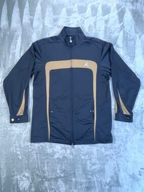 Jordan Brand Warm-Up Track Jacket Medium Black Gold